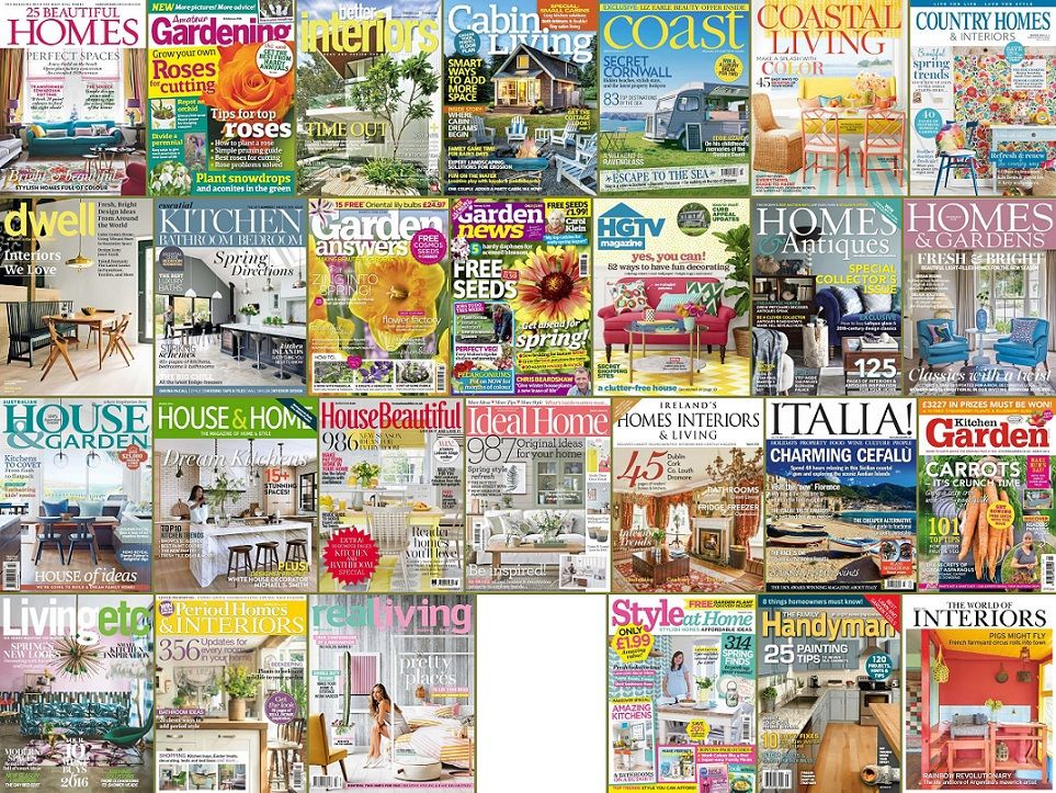 Home & Garden Magazines - February 12 2016 (True PDF)