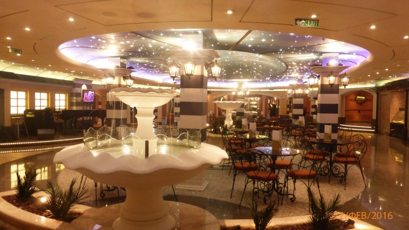 "Фантазия" в Средиземноморском круизе в феврале 2016 года