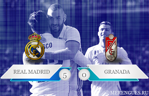 Real Madrid C.F. - Granada CF 5:0