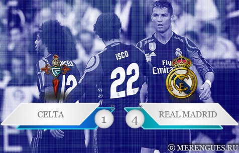 R.C. Celta de Vigo - Real Madrid C.F. 1:4
