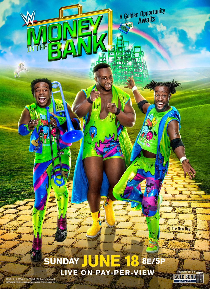 Официальный постер к Money In The Bank 2017