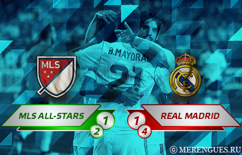 MLS All-Stars - Real Madrid C.F. 1:1 (2:4 по пен.)