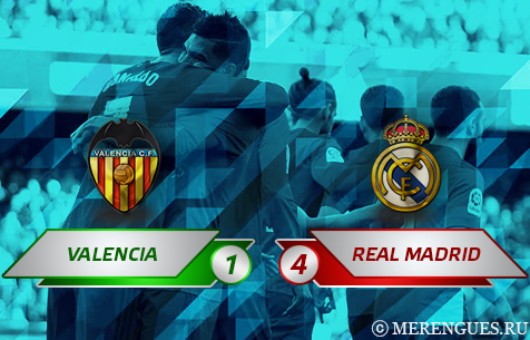 Valencia C.F. - Real Madrid C.F. 1:4
