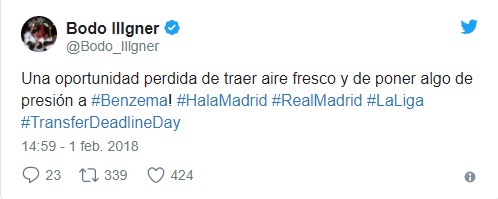 Иллгнер раскритиковал "Мадрид" за позицию в отношении Бензема
