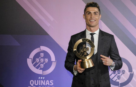 Роналду признан лучшим игроком года в Португалии