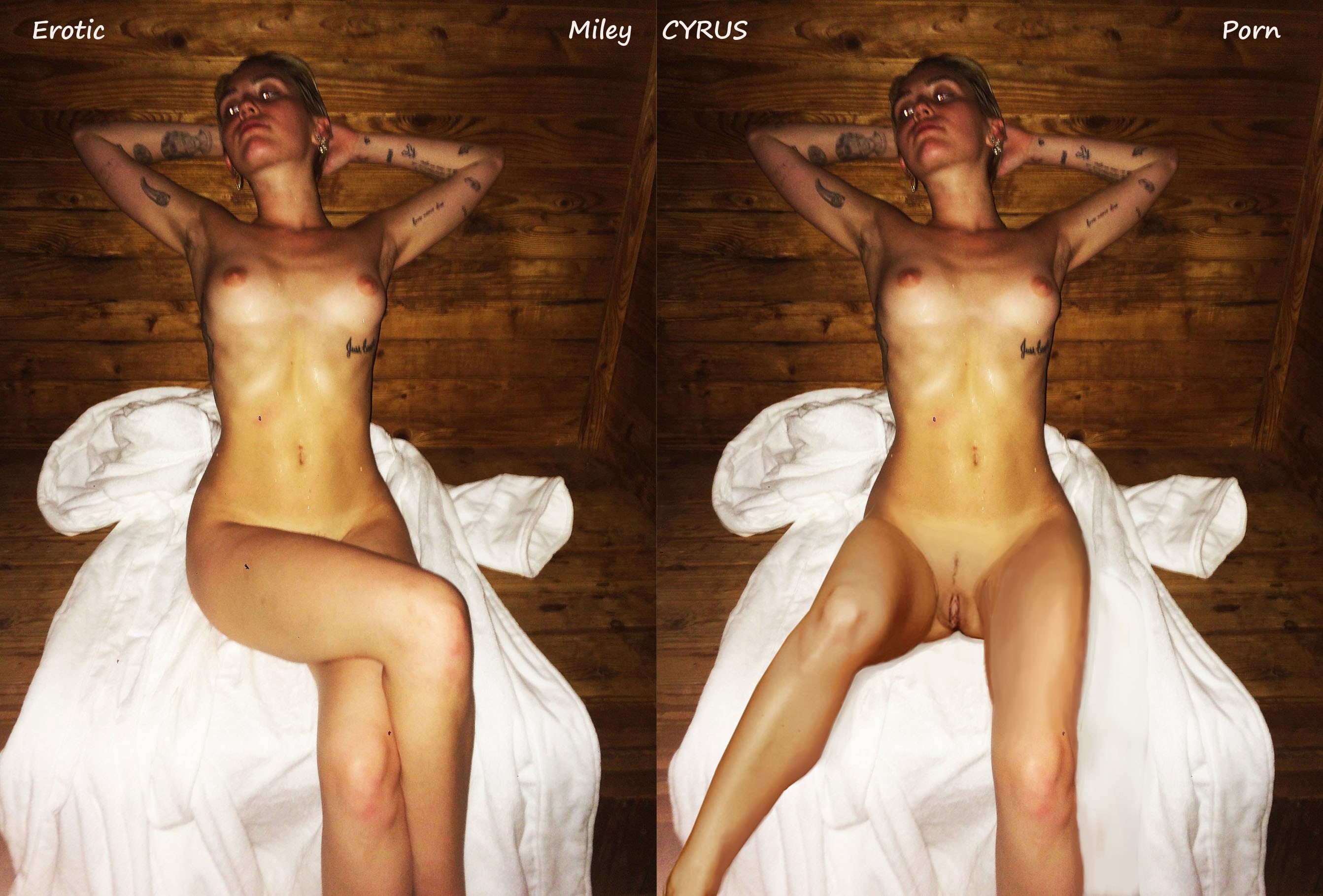 Miley cyrus nude bathroom photo