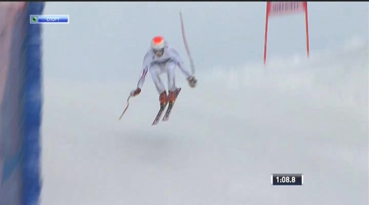 Горнолыжный спорт  Кубок мира  Этап в Италии  Женщины  Скоростной спуск  НТВ+.avi_20140119_110152.82