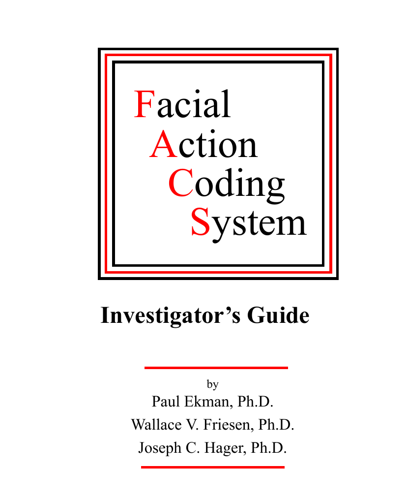 Facial Action Coding System Pdf