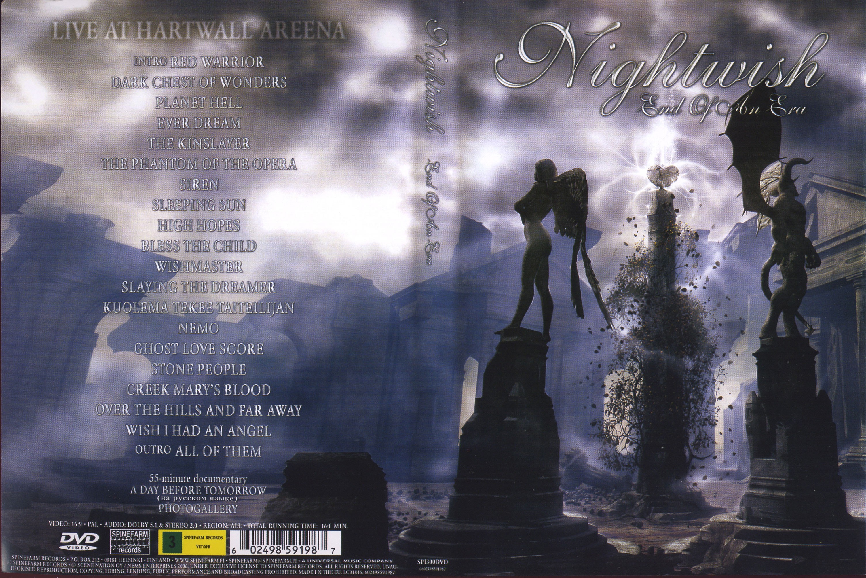 Hills and far away. Nightwish end of an era 2006. Концерт найтвиш 2006. DVD диск группы Nightwish end of an era. DVD диск группы Nightwish.