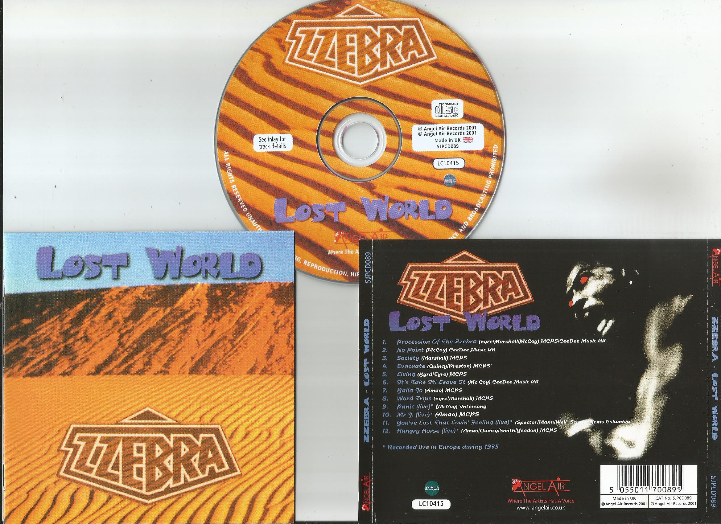 ZZEBRA Lost World (8page booklet)
