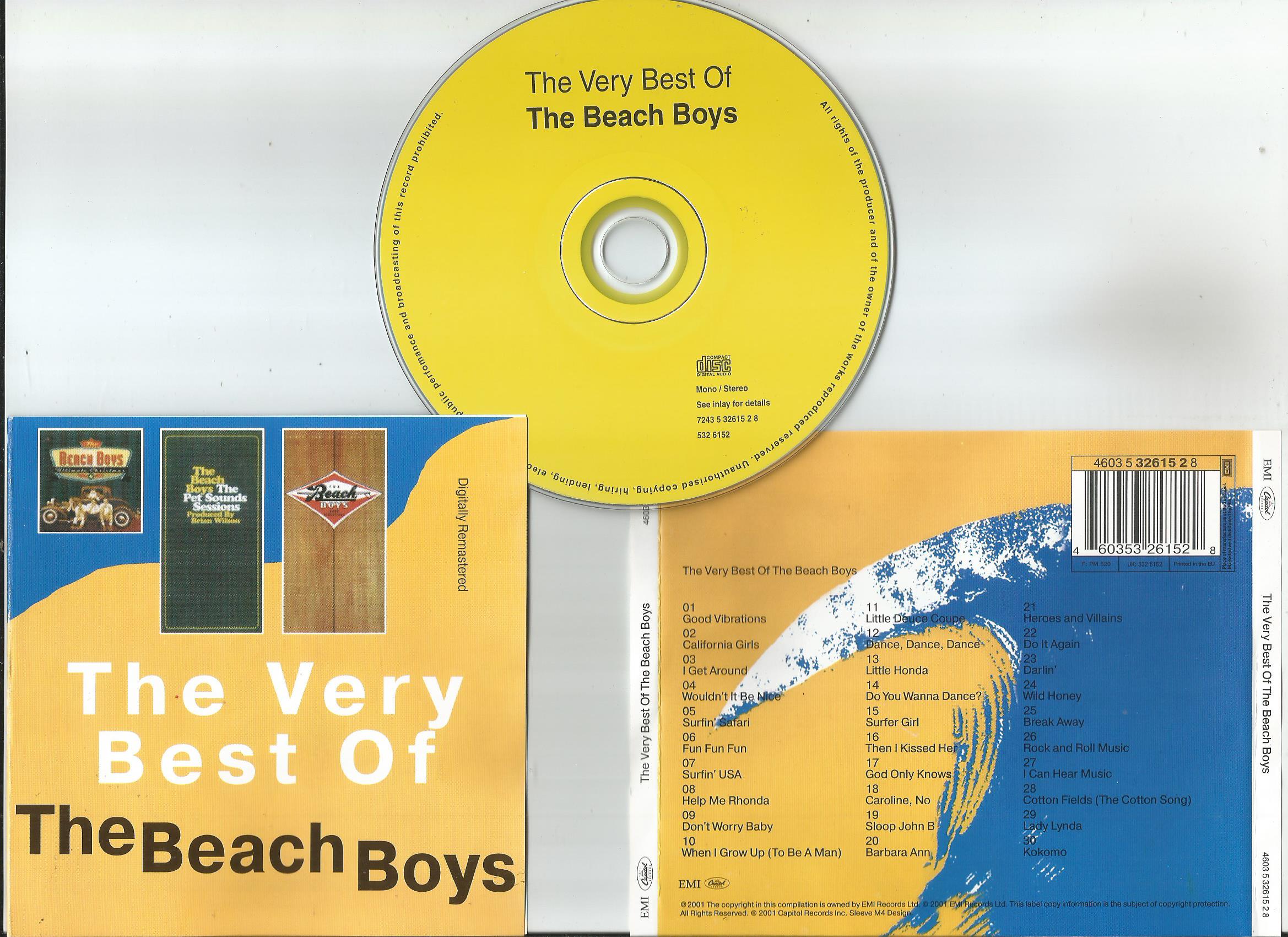 The Very Best Remastered 30 Tracks De Beach Boys The Cd Chez Apexmusic Ref