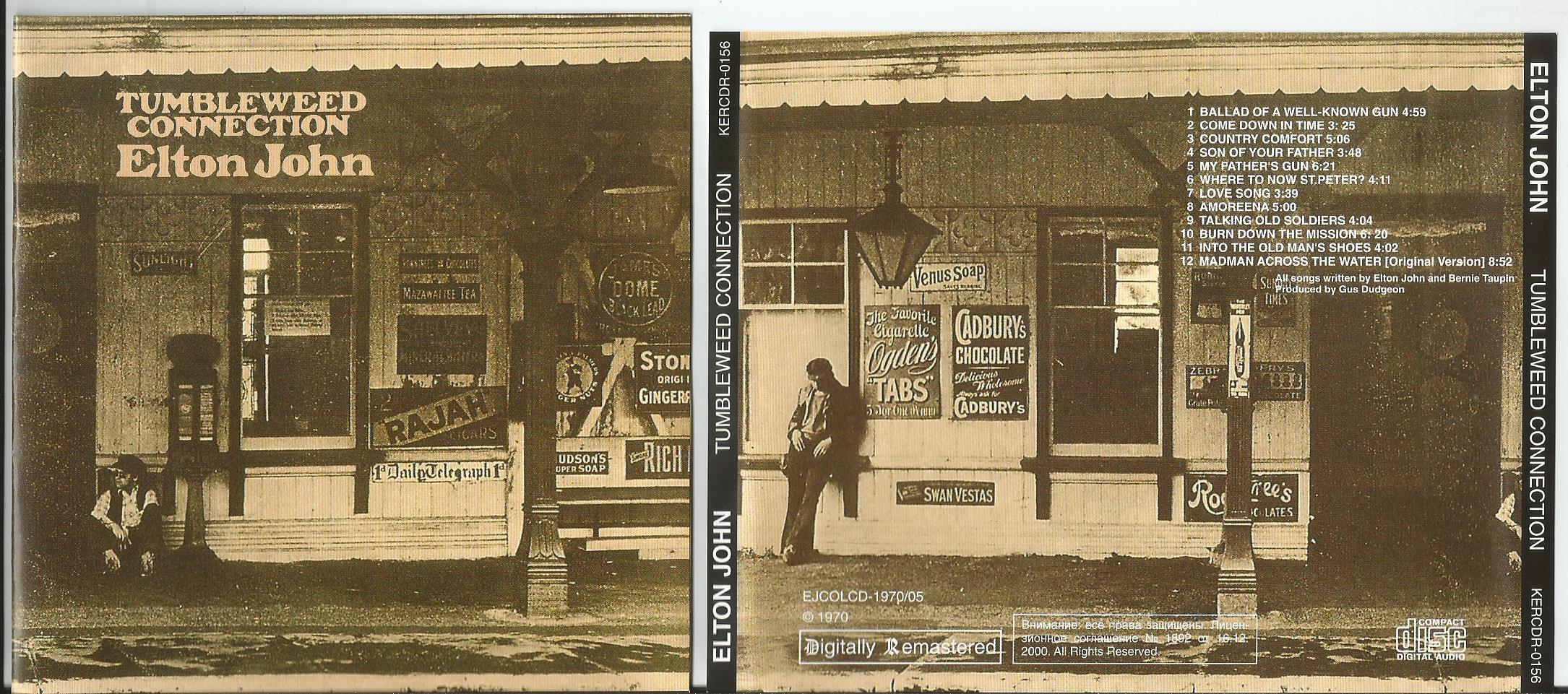 Elton John Tumbleweed connection (Vinyl Records, LP, CD) on CDandLP