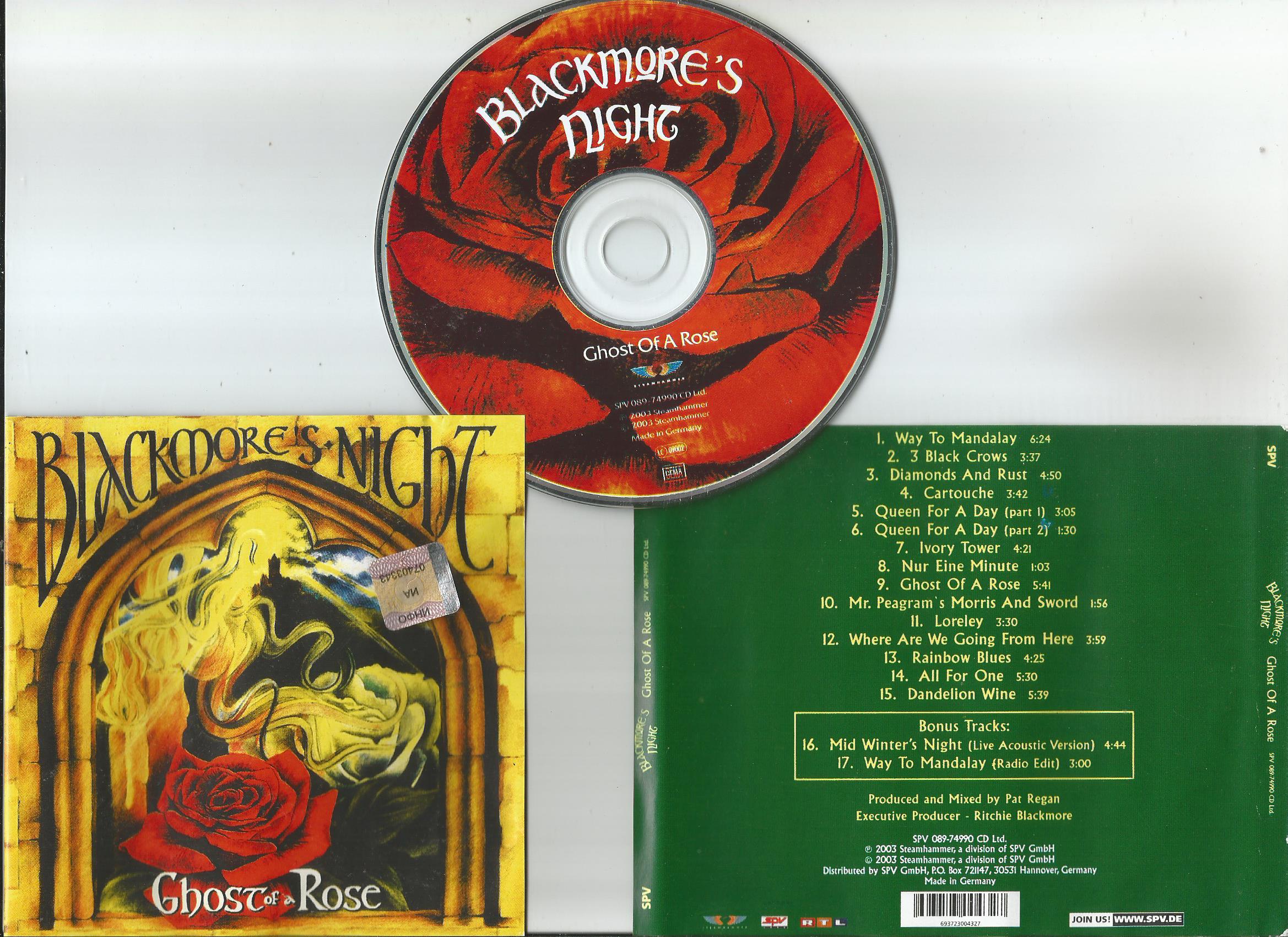 Blackmore's Night Ghost Of A Rose Album