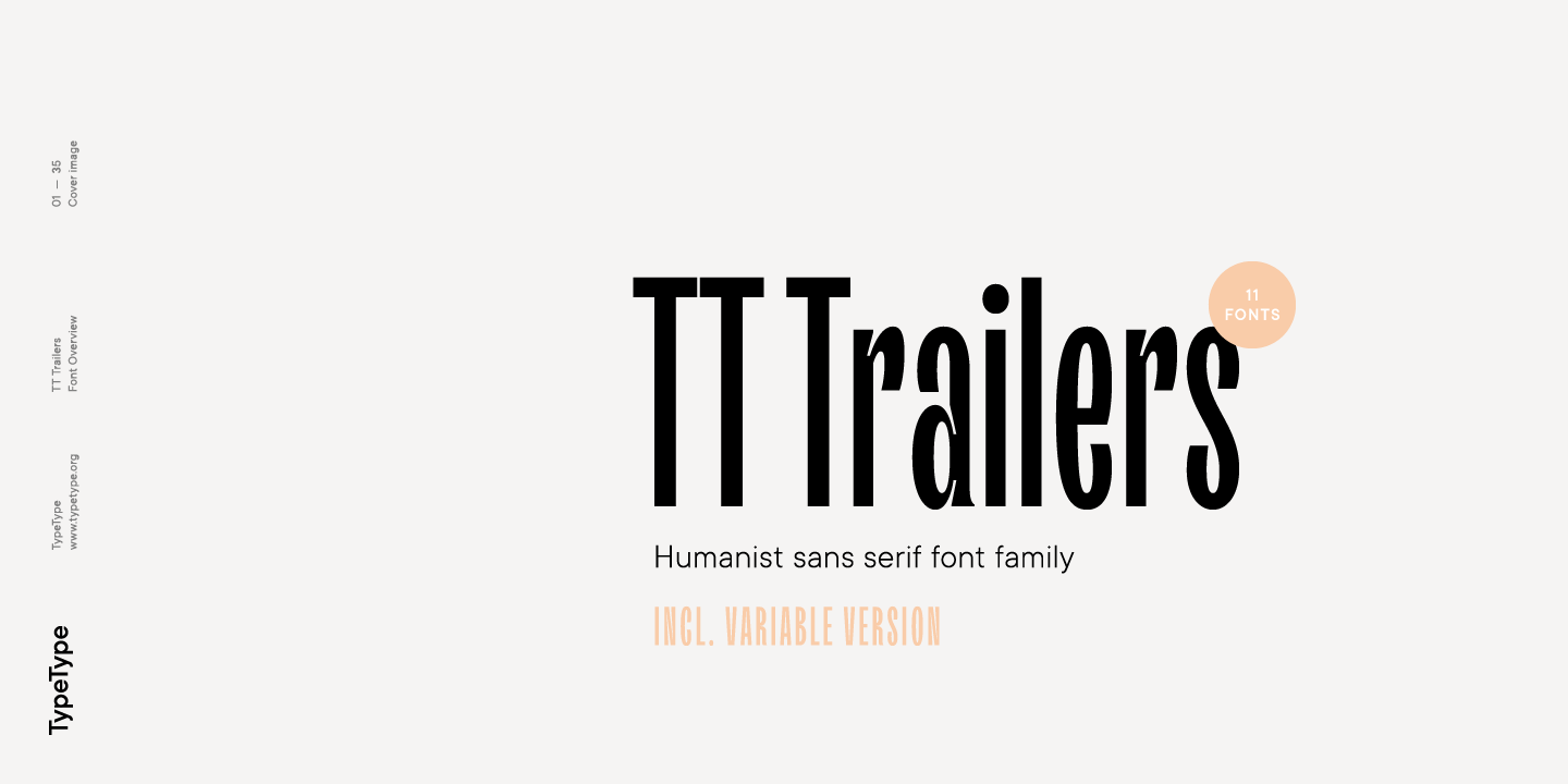 Шрифт TT Trailers