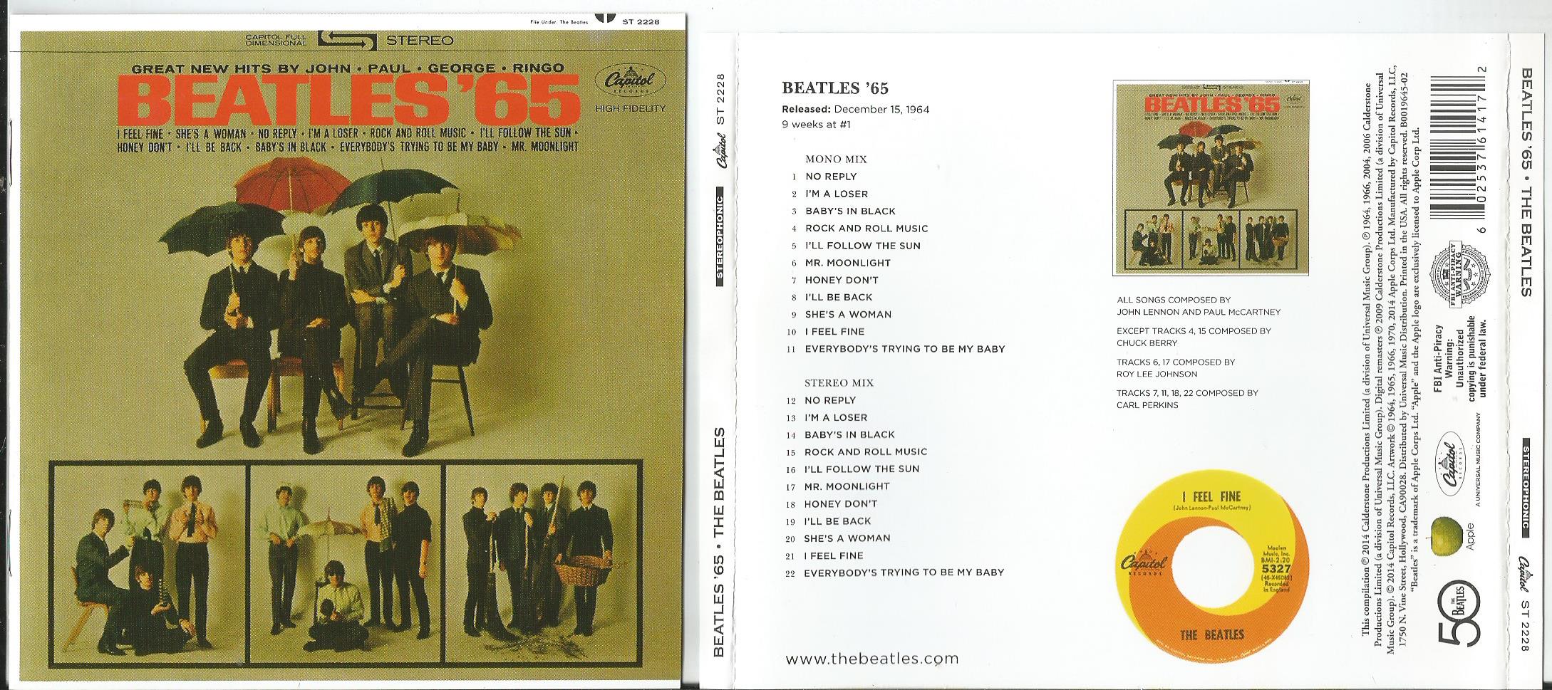 Album Beatles 65 De The Beatles Sur CDandLP