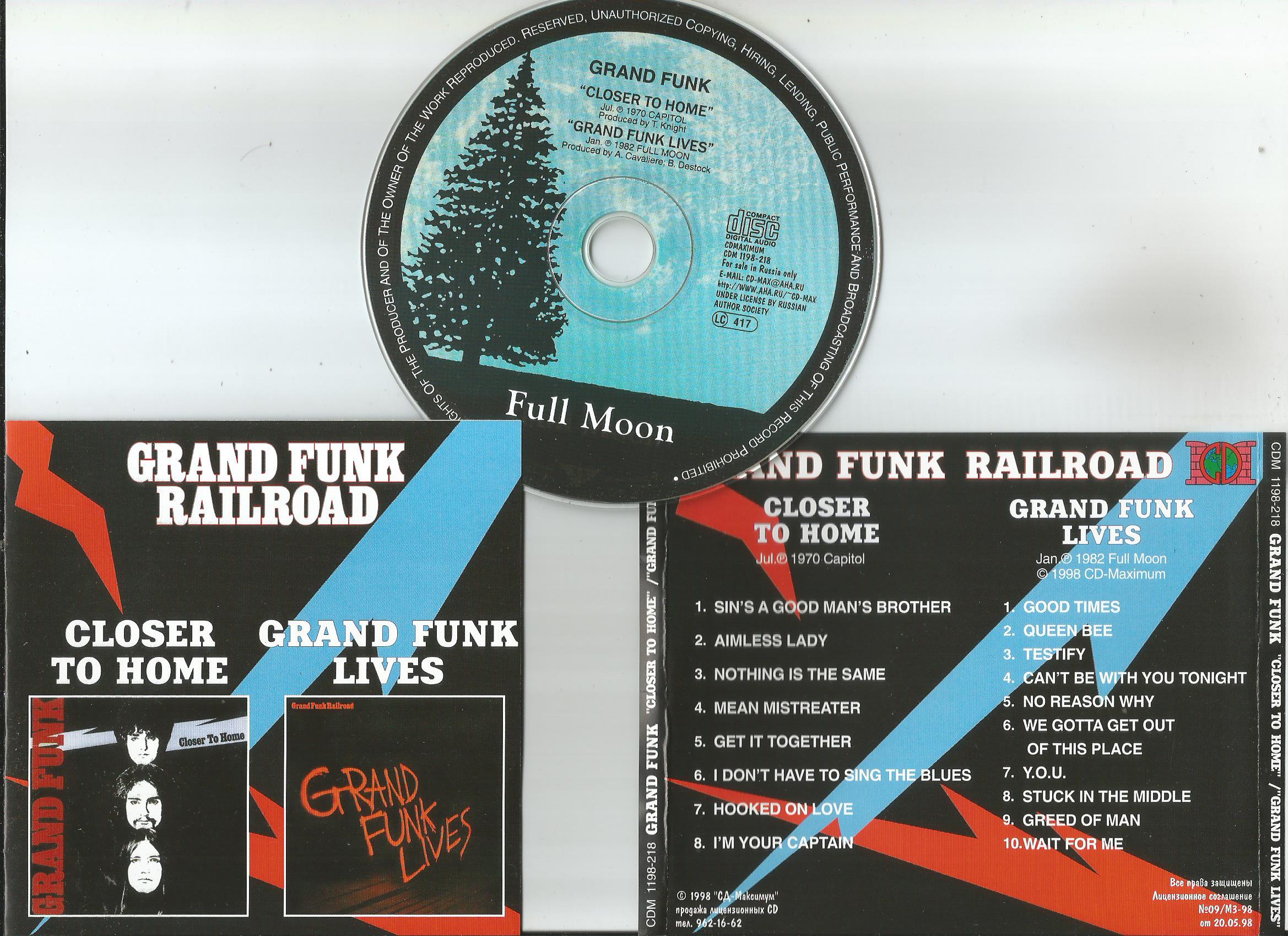 Closer to home. Grand Funk Railroad closer to Home. Grand Funk Lives. Closer to Home; Grand Funk Lives. Sin's a good man's brother (Grand Funk Railroad) с какого альбома.