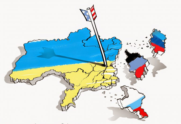 Россия с крымом и донбассом карта