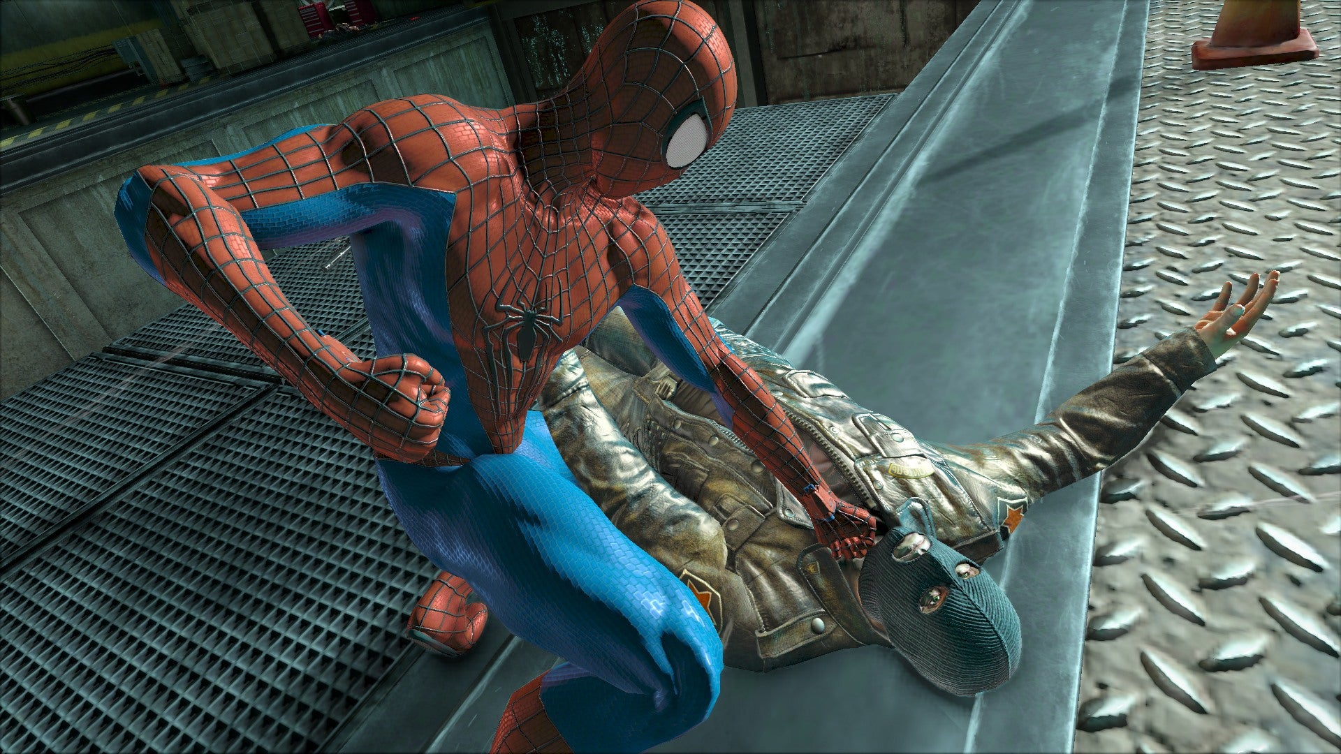 the amazing spider man pc game keeps going black and freezing