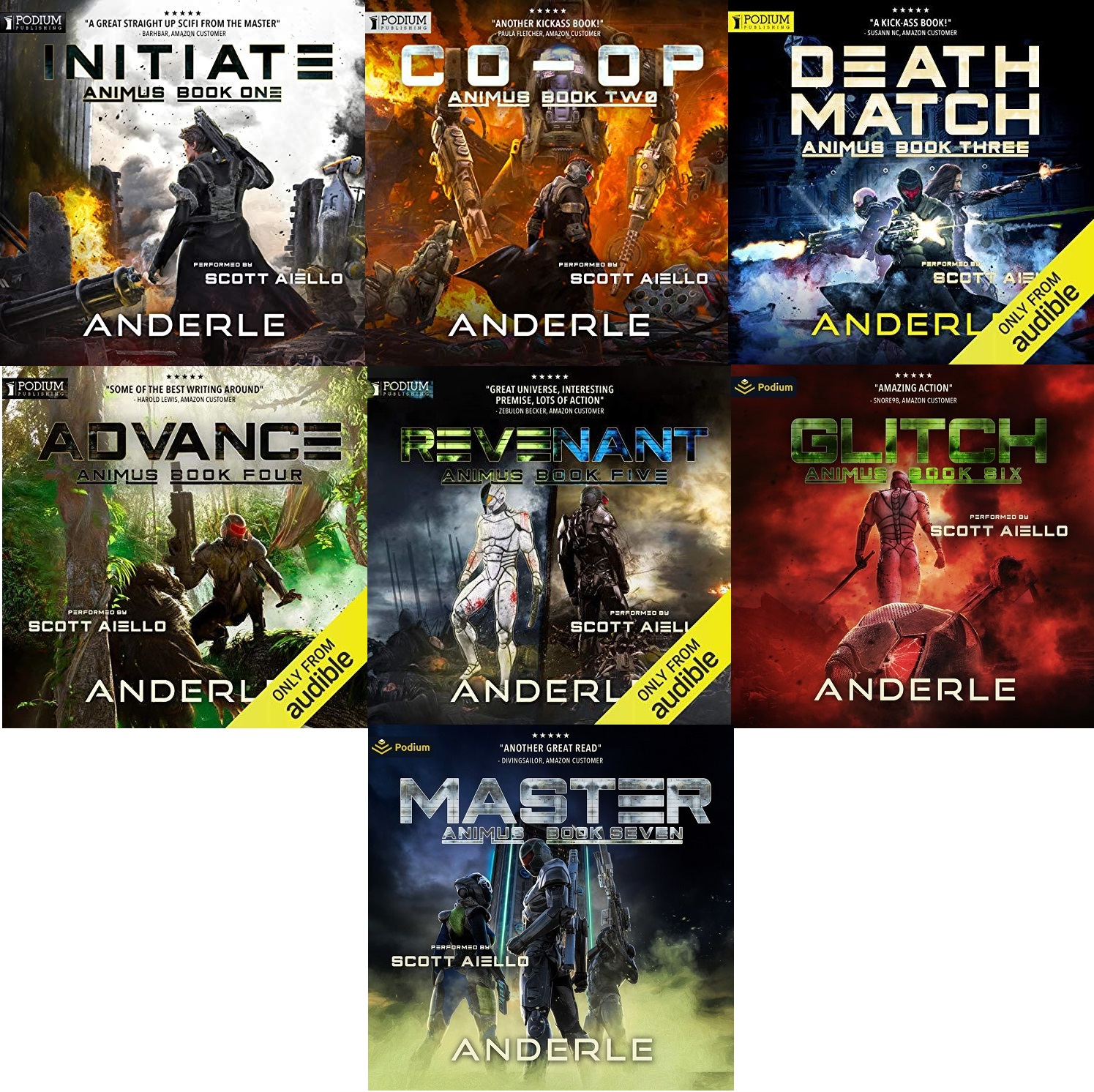 Animus Series Book 1-7 - Joshua Anderle, Michael Anderle