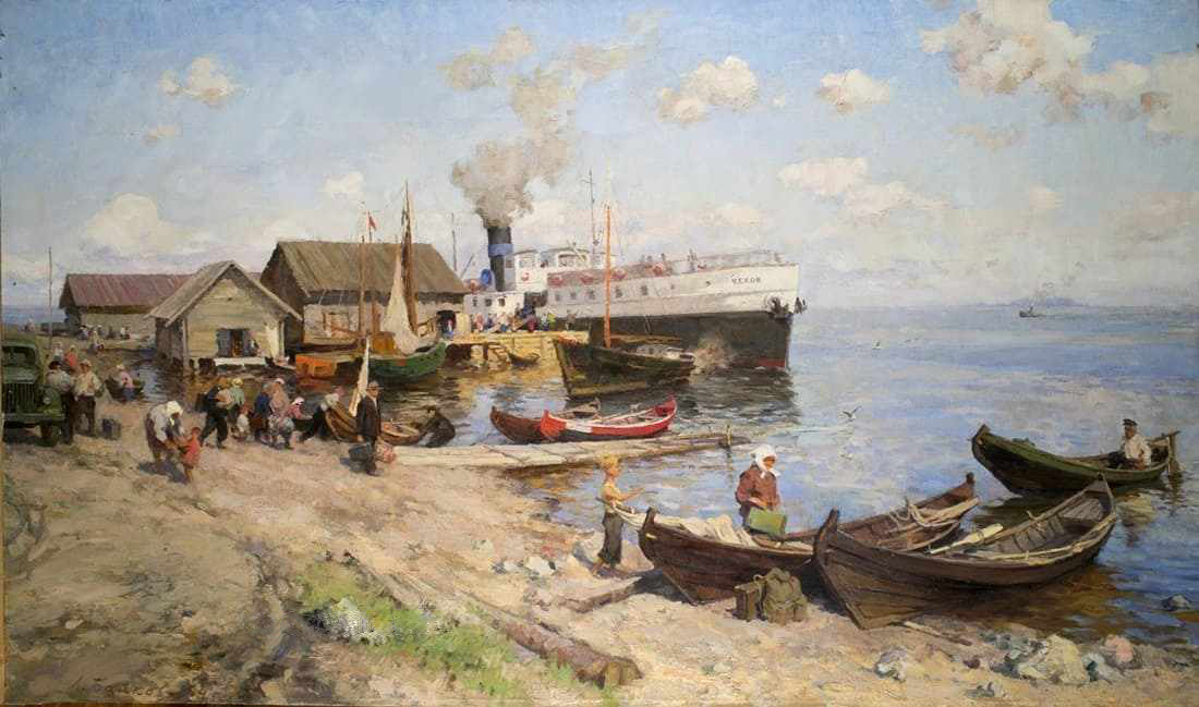 Байков Леонид Петрович «На Онежском озере» 1954.jpg