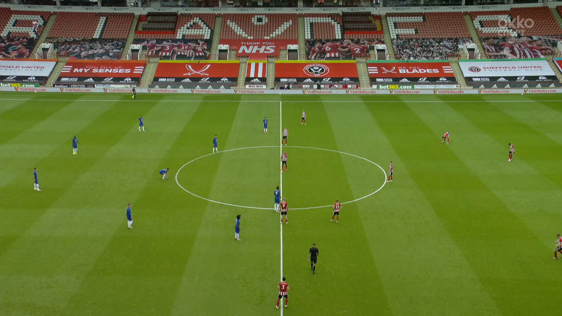 Чемпионат Англии 2019-2020 35-й тур Шеффилд Юнайтед - Челси Okko Спорт.mkv_20200712_150425.761.jpg