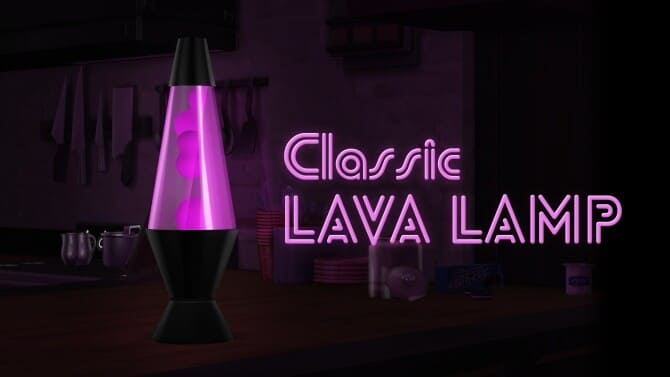 Лампа LavaLamps от Littledica для Симс 4
