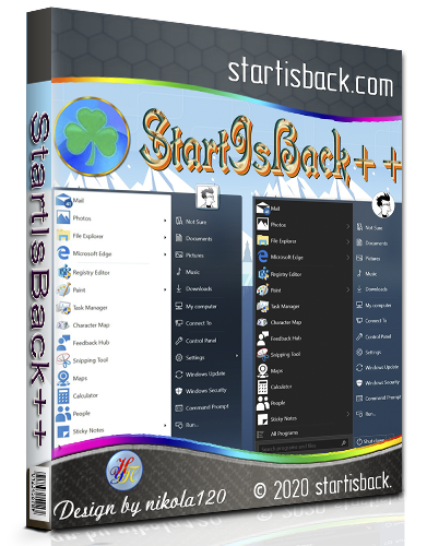 StartIsBack++ 2.9.8 StartIsBack+ 1.7.6 RePack by KpoJIuK [2020,Multi/Ru]