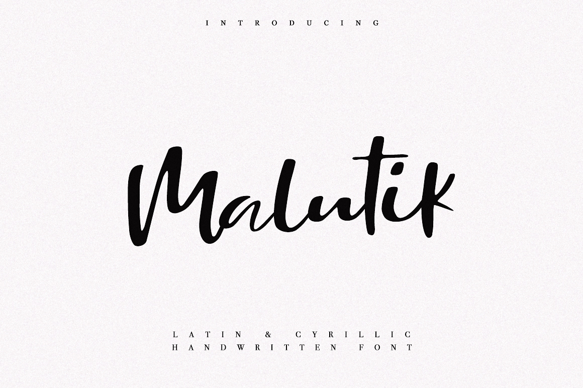 Шрифт Malutik