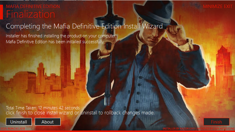 Mafia: Definitive Edition (v1.0.1 + Chicago Pack DLC + MULTi14) (From 11.5 GB) - [DODI Repack]