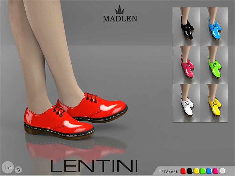 Туфли Madlen Lentini Shoes от MJ95  для Симс 4