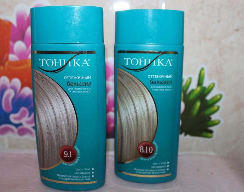 Оттеночные бальзамы для волос «Тоника»: виды, состав, свойства, применение