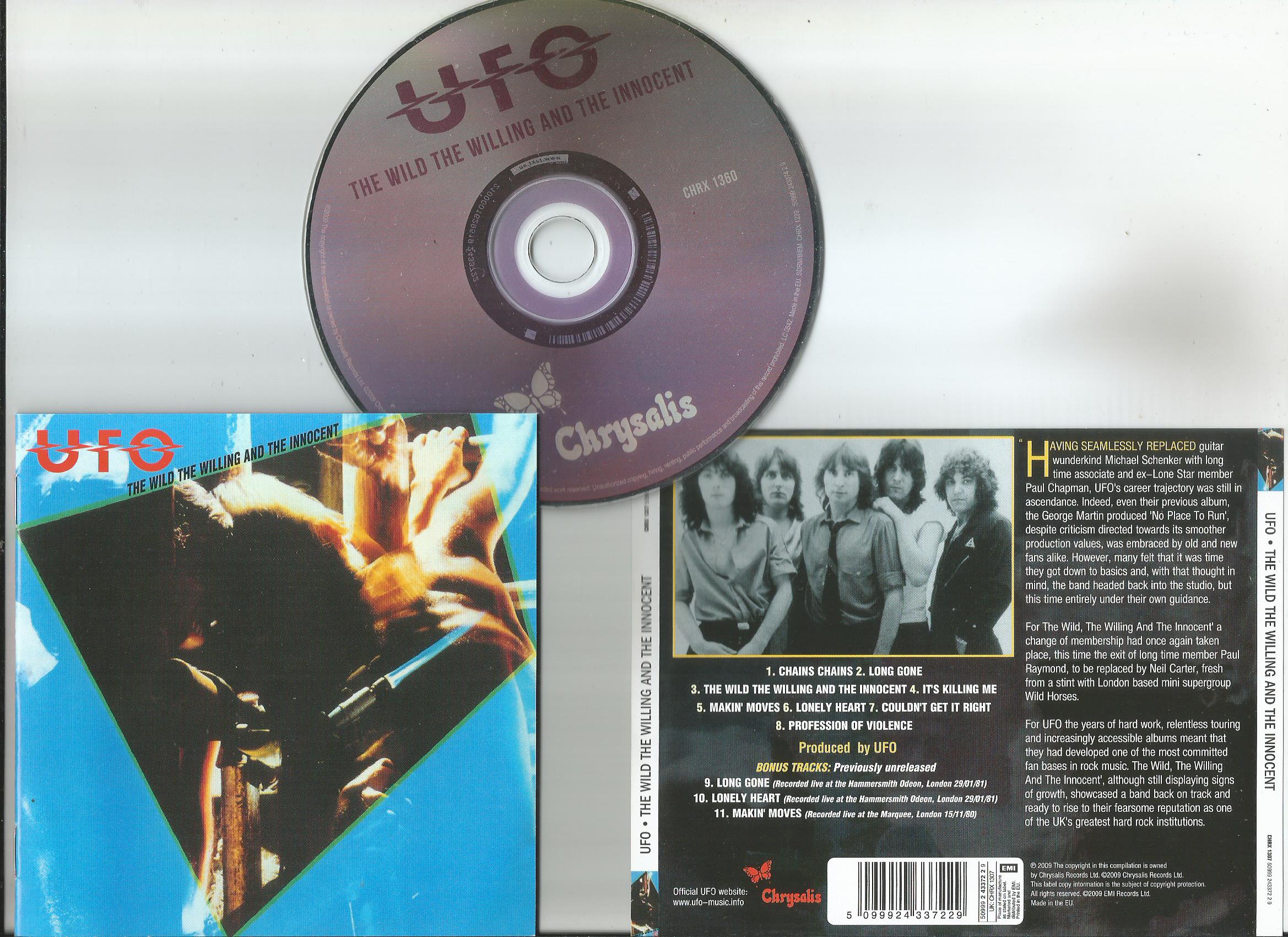 Ufo The wild the willing and the innocent (Vinyl Records, LP, CD) on