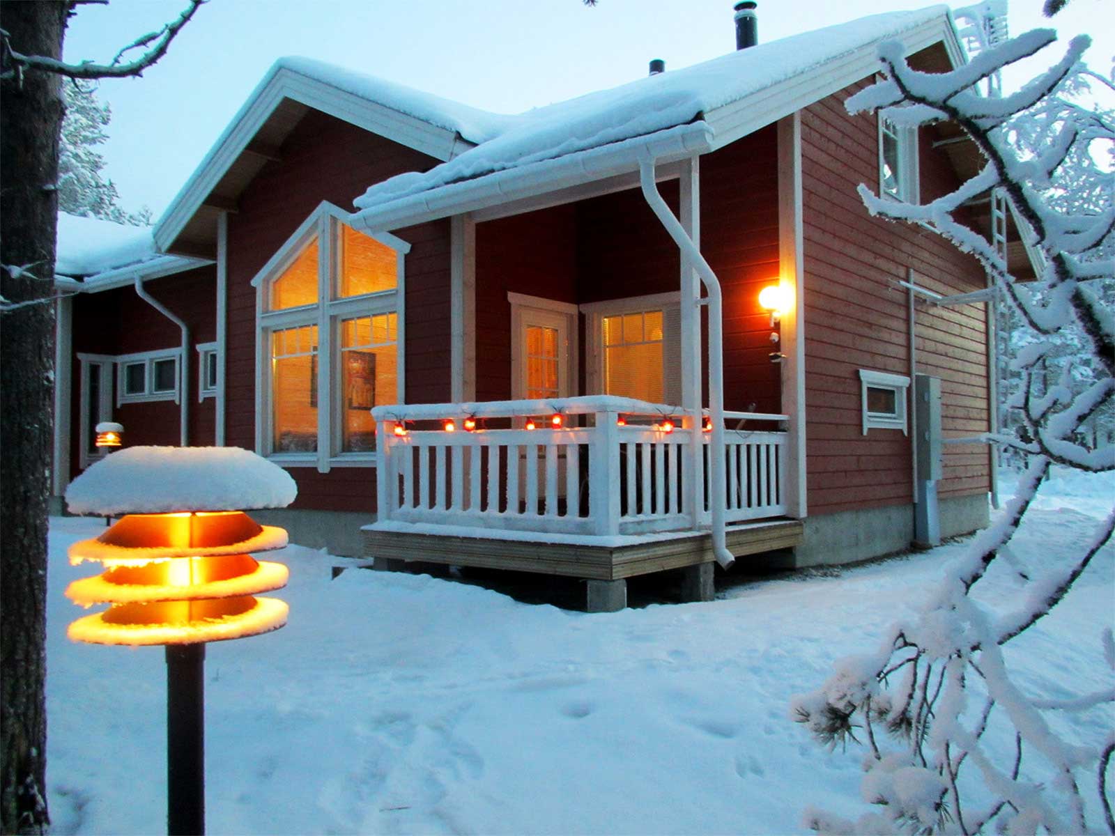 Снять коттедж зимой в Финляндии Снять коттедж зимой в Финляндии