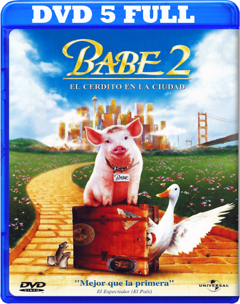 2f40df32e3e749e62c3bc3b2c6881951 - Babe 2 el cerdito en la ciudad [DVD5 FULL] [Castellano, Inglés, Francés, Italiano] [Comedia Infantil] [1999] [MEGA]