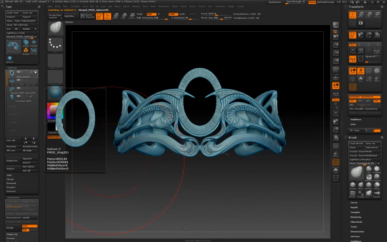 uartsy jewelry design in zbrush download