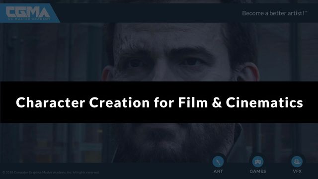 Character Creation for Film Cinematics 2020