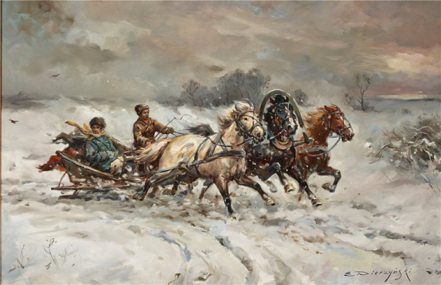 Русь тройка картина