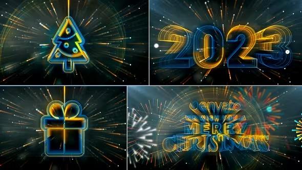 VideoHive - Christmas Wishes Merry Christmas Opener 2023 42186601
