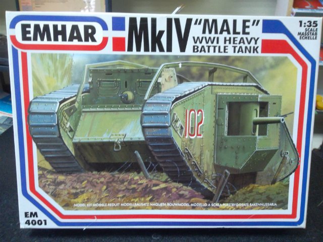 Танк MkIV «Male» - Самец, 1/35, («Emhar» EM4001). Ad389e47f2882119a31356edcc0e79af