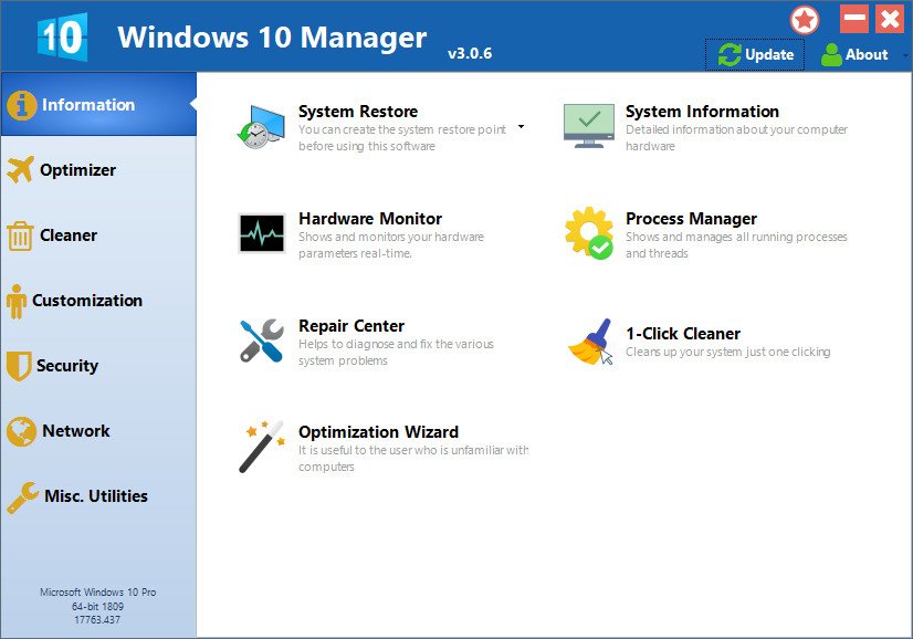 Windows 10 Manager 3.8.9 (x64) FC Portable 7f7c30e7f650d368ea7610dd1d9fe192