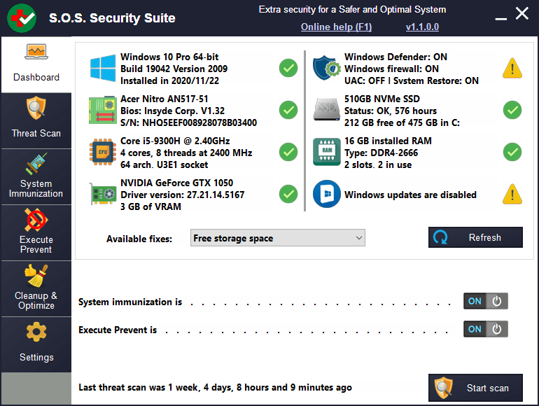 S.O.S Security Suite 2.8.0.0 6f5075cb08fc6a40dd3debd092f83d4a