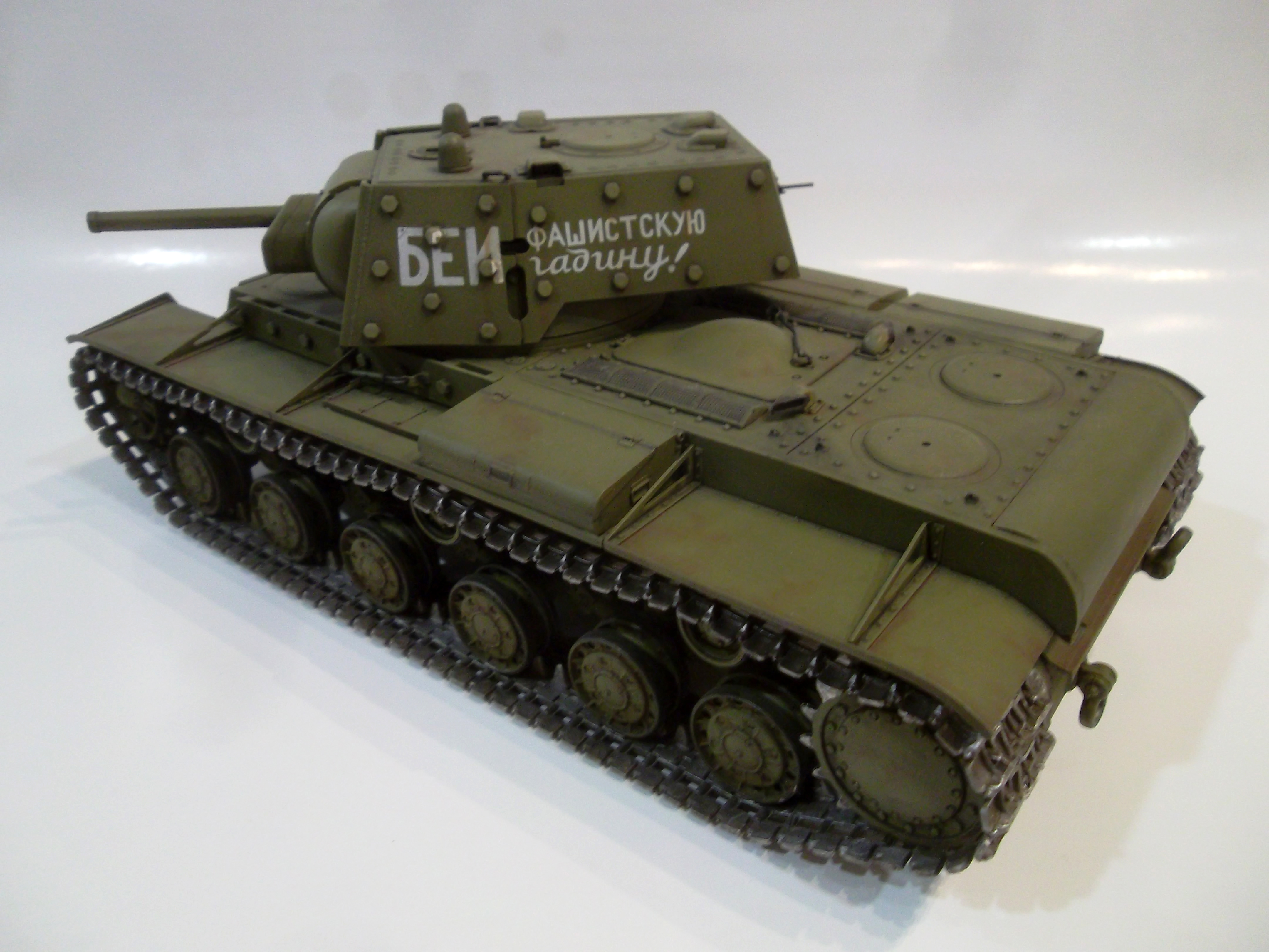 КВ-1Э Экранированный, 1/35, (Trumpeter 357/Моделист 303536). 8dbf87f637545939a1deb6e2039758d3