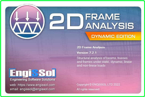 2D Frame Analysis Dynamic Edition 7.3.0 395c824b3afce0eb1400a850fb7b1f48