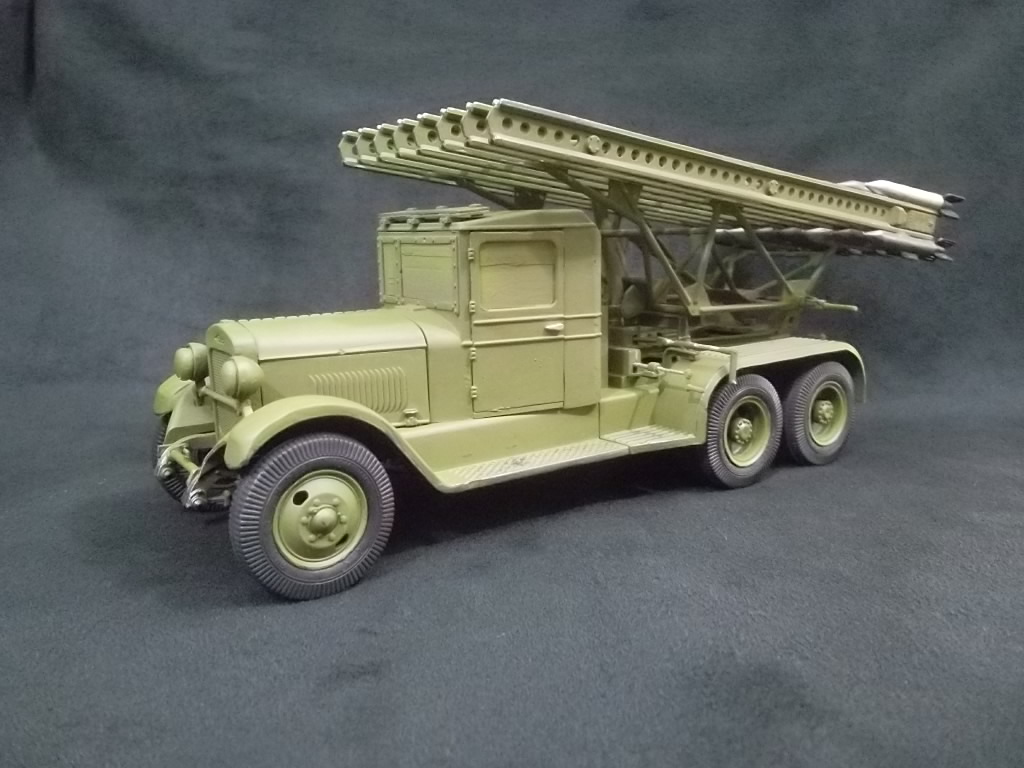 Катюша БМ-13-16 на базе ЗиС-6, 1/35, (Восточный экспресс EE35155) 9842a27caa227e45fde83f34fc7a9274