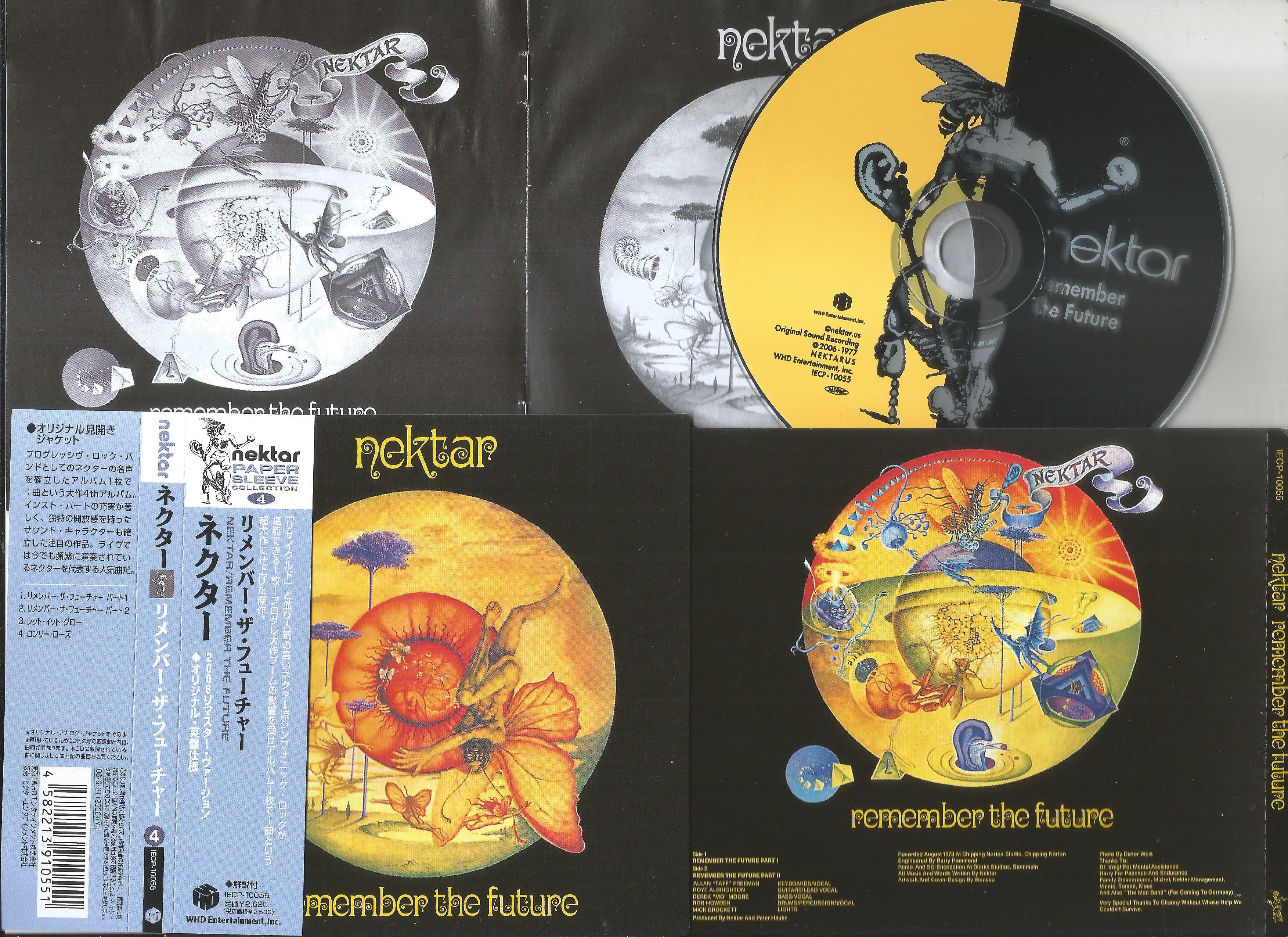 NEKTAR - Remember The Future + 2BONUS tracks)(OBI, 8PAGE Japan BOOKLET, jewel case edition) - CD