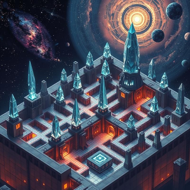 isometric style AI art