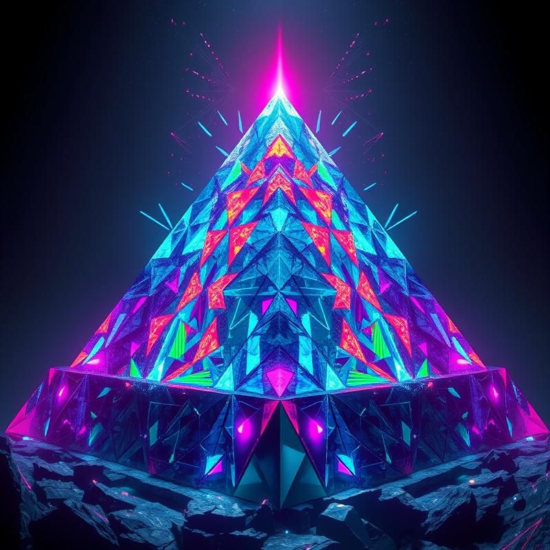 geometric style AI art
