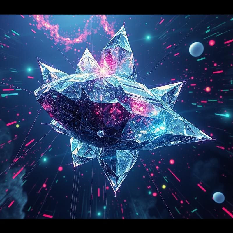 glitch art style AI art