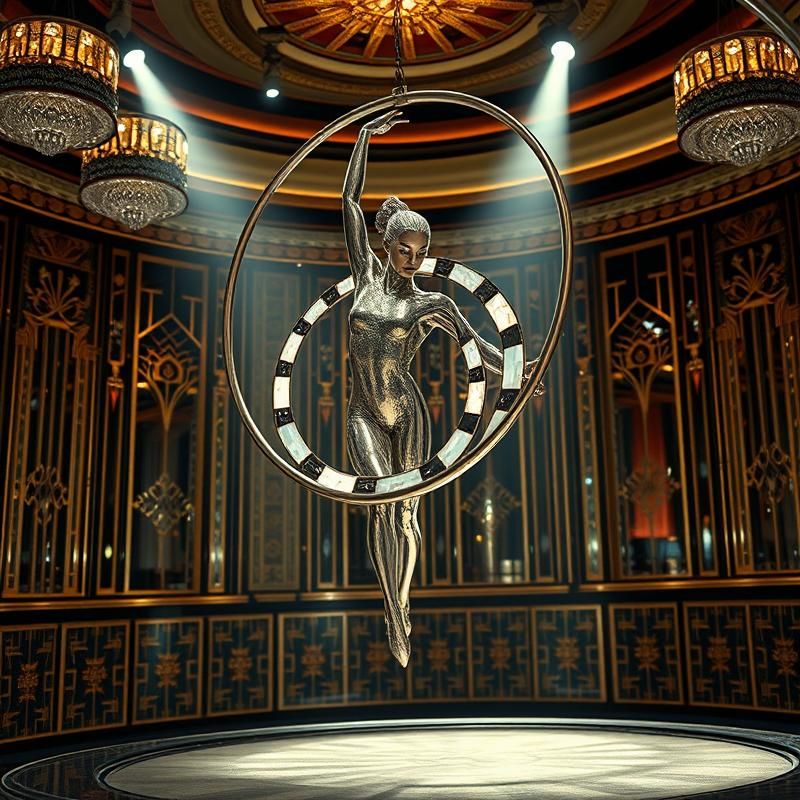 art deco style AI art