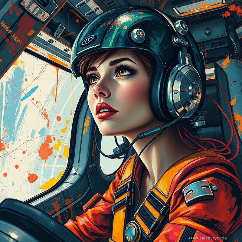 expressionism style AI art